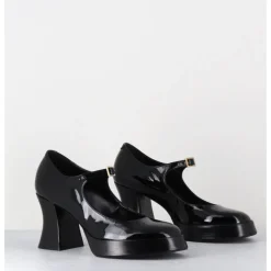 Clearance GARRICE LAB Babies à plateforme en cuir vernis - NEDER VERNICE NERO NOIR