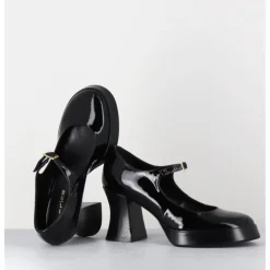 Clearance GARRICE LAB Babies à plateforme en cuir vernis - NEDER VERNICE NERO NOIR