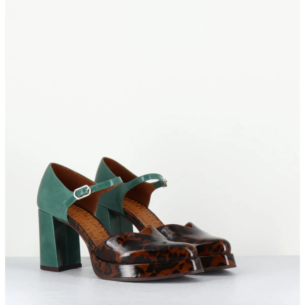 Online CHIE MIHARA Babies bicolore imprimé leopard bout pointu - FASI FIAT CASTANO