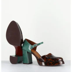 Online CHIE MIHARA Babies bicolore imprimé leopard bout pointu - FASI FIAT CASTANO