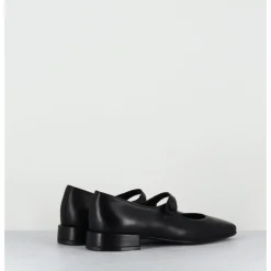 Online TO&CO Babies en cuir souple bout carré - JANE BLACK COWHIDE NOIR