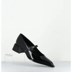 Discount GARRICE LAB Babies en cuir vernis bout pointu petit talon - INE71 VERNICE NERO NOIR