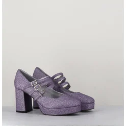 CAREL Babies plateformes glitter - PIGALLE GLITTER VIOLET
