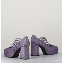 CAREL Babies plateformes glitter - PIGALLE GLITTER VIOLET