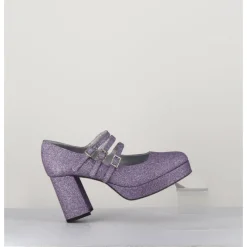CAREL Babies plateformes glitter - PIGALLE GLITTER VIOLET