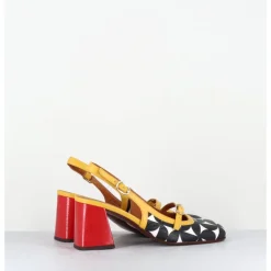Online CHIE MIHARA Babies slingback motif psychédélique talon rouge - SUNAMI SOFTY SUN