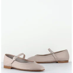 OA NON FASHION Ballerines à bride en cuir souple - ROXY NAPPA BEIGE