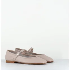 OA NON FASHION Ballerines à bride en cuir souple - ROXY NAPPA BEIGE