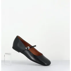 Hot GARRICE LAB Ballerines babies en cuir - TERI NAPPA NERO NOIR