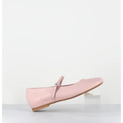 Sale GARRICE LAB Ballerines babies en cuir poudré - TERI NAPPA ROSA ROSE