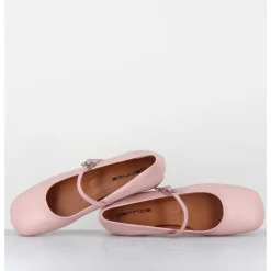 Sale GARRICE LAB Ballerines babies en cuir poudré - TERI NAPPA ROSA ROSE