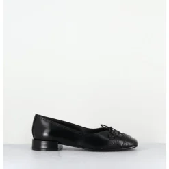 TO&CO Ballerines en cuir petit lacet - FABIENE CORDOBA NERO NOIR