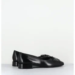 TO&CO Ballerines en cuir petit lacet - FABIENE CORDOBA NERO NOIR