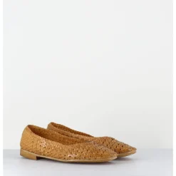 New GARRICE LAB Ballerines en cuir tressé jaune - DOBRA SENAPE MOUTARDE