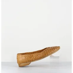 New GARRICE LAB Ballerines en cuir tressé jaune - DOBRA SENAPE MOUTARDE