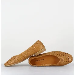 New GARRICE LAB Ballerines en cuir tressé jaune - DOBRA SENAPE MOUTARDE