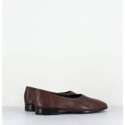 Sale TO&CO Ballerines japonaises en cuir souple - PAMPUM NAPPA SIGARO MARRON