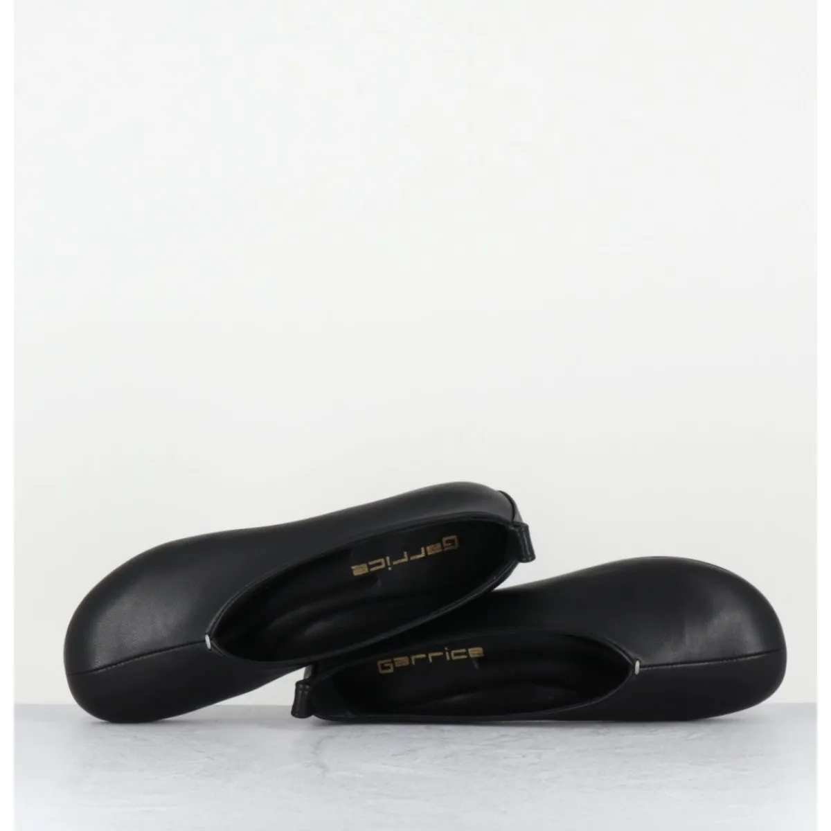 Hot GARRICE LAB Ballerines minimalistes en cuir souple - LESTER1 NAPPA NERO NOIR