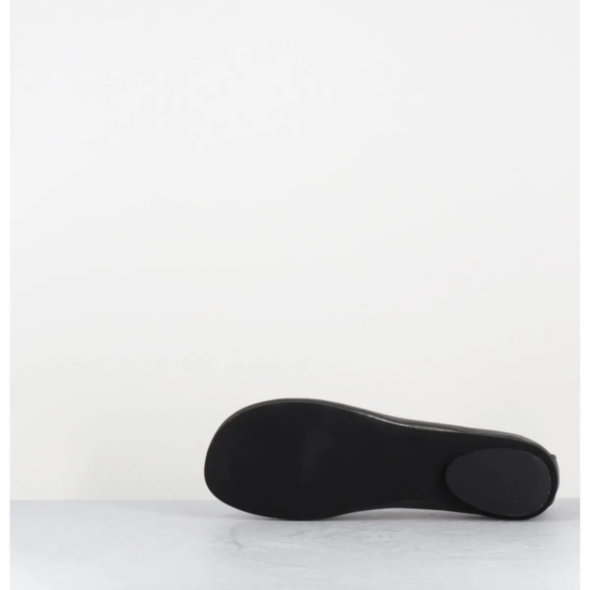 Sale GARRICE LAB Ballerines minimalistes en cuir souple métallisé - LESTER2 LAMINATO ARGENTO ANTHRACITE