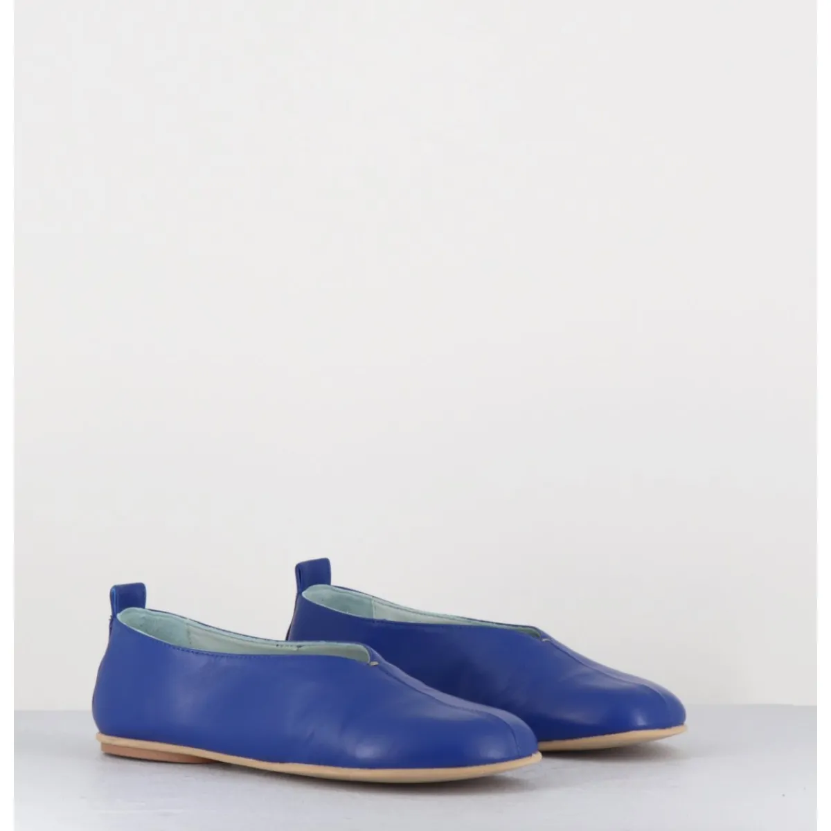 New GARRICE LAB Ballerines minimalistes en cuir souple - LESTER5 CHERIE BLU BLEU