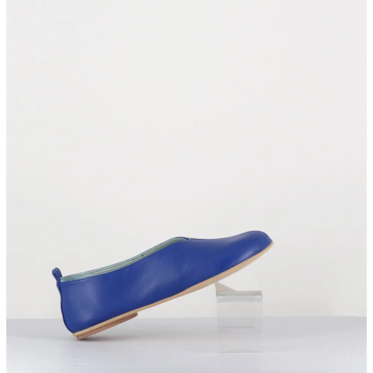 New GARRICE LAB Ballerines minimalistes en cuir souple - LESTER5 CHERIE BLU BLEU