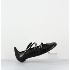 Outlet LELLA BALDI Ballerines multi-brides en cuir - LT2409 NAPPA NERO NOIR