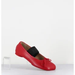 Best MM6 MAISON MARGIELA Ballerines Numeric en cuir - S59WZ0099 T4032 ROUGE