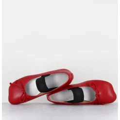 Best MM6 MAISON MARGIELA Ballerines Numeric en cuir - S59WZ0099 T4032 ROUGE