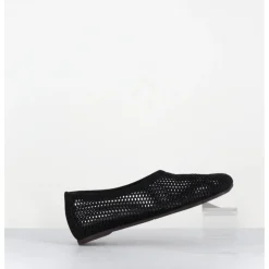 New ANTONIO BARBATO Ballerines plates en mesh semi-couvrantes - AB4653 RETE NERO NOIR