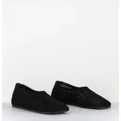 New ANTONIO BARBATO Ballerines plates en mesh semi-couvrantes - AB4653 RETE NERO NOIR