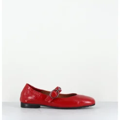 Discount THEA MIKA Ballerines souples à bride naplak - TM9209T NAPLAK ROSSO ROUGE