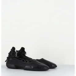 Discount MIISTA Ballerines sport en cuir longs lacets - AVERIE BLACK LACE NOIR