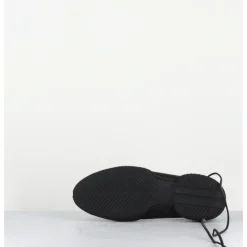 Discount MIISTA Ballerines sport en cuir longs lacets - AVERIE BLACK LACE NOIR