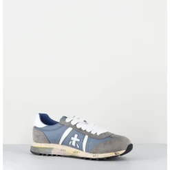 Online PREMIATA Baskets légères toile jean & daim gris - LUCYD 6488 BLEU