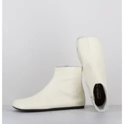 Discount ANTONIO BARBATO Boos plates minimalistes en cuir cassé - AB1655 MADRAS AVORIO BLANC