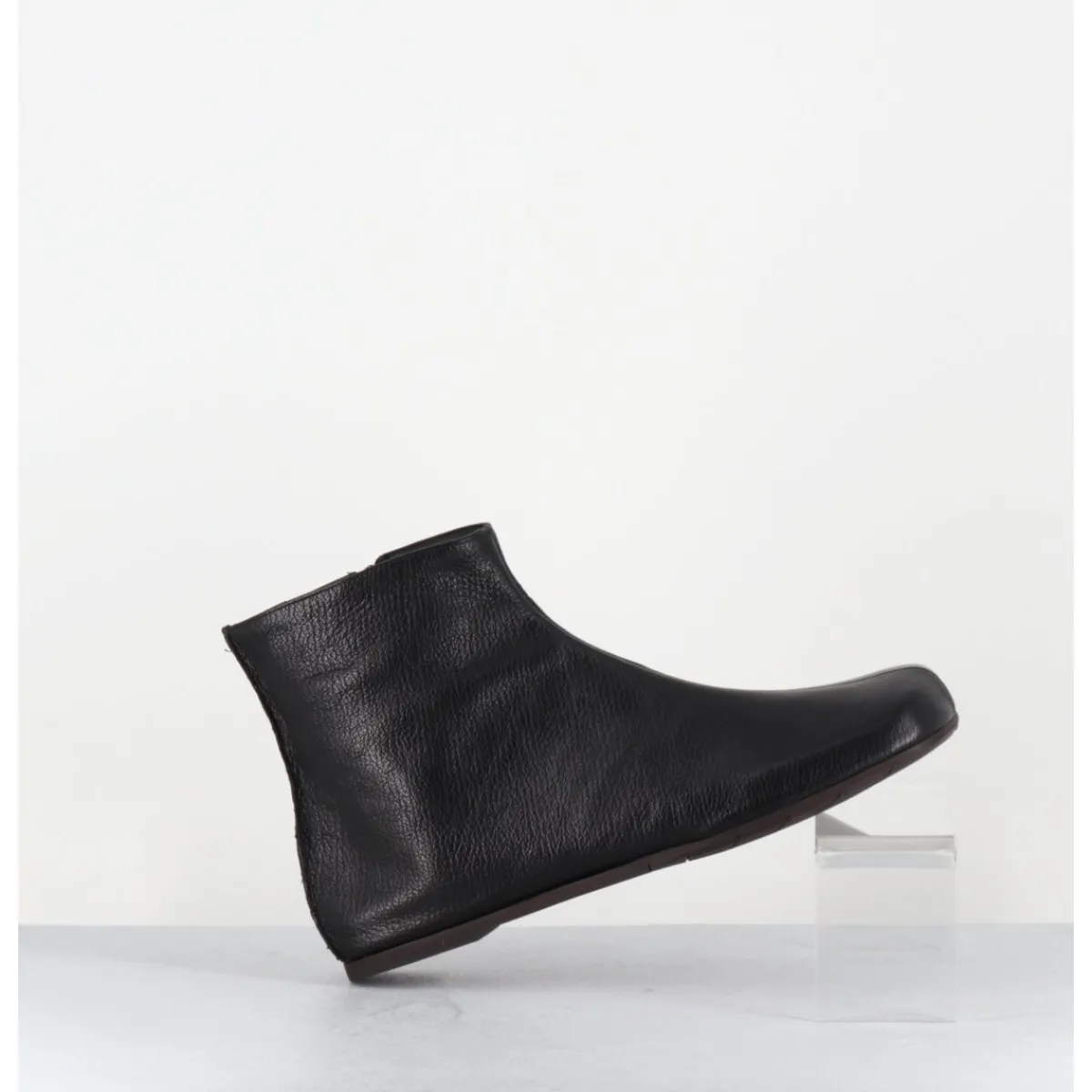 Sale ANTONIO BARBATO Boos plates minimalistes en cuir - AB1655 MADRAS NERO NOIR