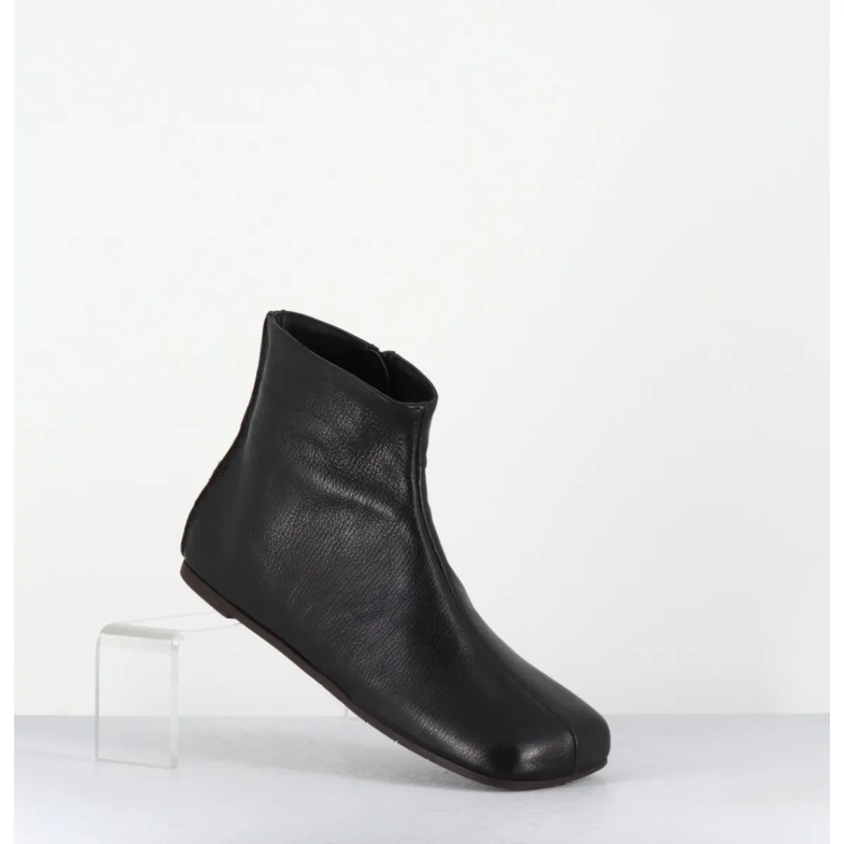 Sale ANTONIO BARBATO Boos plates minimalistes en cuir - AB1655 MADRAS NERO NOIR