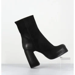 Clearance GARRICE LAB Boots à plateforme en cuir gras - KATHY GOMMA NERO NOIR