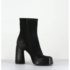 Clearance GARRICE LAB Boots à plateforme en cuir gras - KATHY GOMMA NERO NOIR