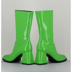 Discount GARRICE LAB Boots à talon 70s en cuir vernis pomme - YA2240 VERDE VERT