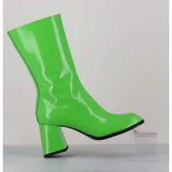 Discount GARRICE LAB Boots à talon 70s en cuir vernis pomme - YA2240 VERDE VERT