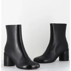 Sale MM6 MAISON MARGIELA Boots anatomiques en cuir - S59WU0235 T8013 NOIR