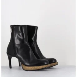 New ROCCO P Boots avant-garde en cuir & plateforme crêpe - 19684 NAPPA LUX NERA NOIR