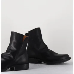 Hot FIORENTINI+BAKER Boots biker plates en cuir - ELF-22 BLACK BOOTS NOIR
