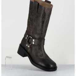 Best STRATEGIA Boots bikers nubuck vieilli - A5607H24 SHANTI FANGO MARRON