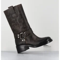 Best STRATEGIA Boots bikers nubuck vieilli - A5607H24 SHANTI FANGO MARRON