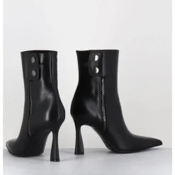 Online PREMIATA Boots bout pointu talon haut en cuir - M6836 GARDA NERO NOIR