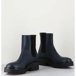 Sale GARRICE LAB Boots chelsea en cuir - PERLA BLU BLEU