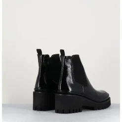 Online GARRICE LAB Boots chelsea en cuir naplak & semelle micro - BRADI NAPLAK NERO NOIR