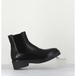 New GARRICE LAB Boots chelsea en cuir naplak - PERLA NERO NOIR